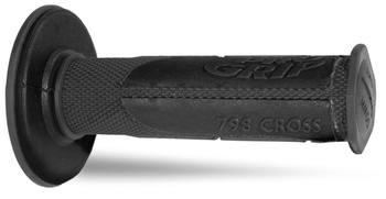 PROGRIP MANETKI PG798 OFF ROAD (22+25MM, DŁ.115MM) KOLOR CZARNY TYTAN (DWUSKŁADNIKOWE HALF WAFFLE) (798-298)