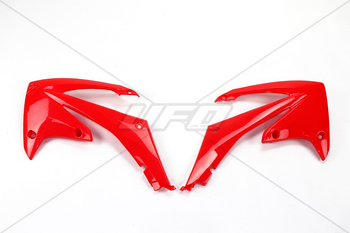 UFO OSŁONY CHŁODNICY HONDA CRF 450R '09-'12, CRF 250R '10-'13 KOLOR CZERWONY