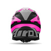 AIROH KASK CROSS / ENDURO / ATV / QUAD TWIST 3 KING PINK KOLOR CZARNY/SZARY/RÓŻOWY MAT ROZMIAR M