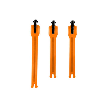 LEATT ZESTAW PASKÓW DO BUTÓW CROSS 3.5 STRAP KIT 3-PCS ORANGE KOLOR POMARAŃCZOWY (CZĘŚCI ZAMIENNE)