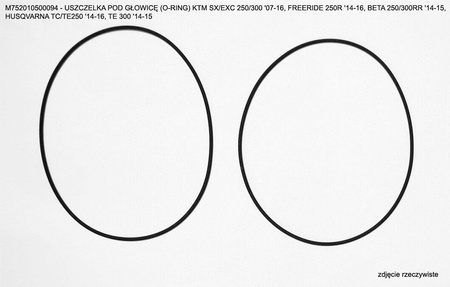 ATHENA USZCZELKA POD GŁOWICĘ ( GŁOWICY ) (O-RING) ZEWNĘTRZNY KTM SX/EXC 250/300 '07-21, TPI 250/300 '18-21, FREERIDE 250R '14-17, BETA 250/300RR '14-17 XTRAINER, HUSQVARNA TC/TE250 '14-17, TE300 '14-19