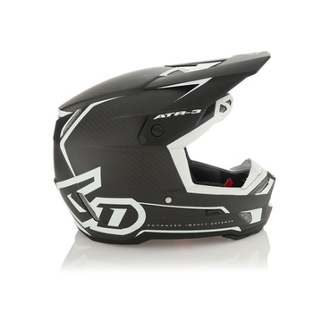 6D HELMETS KASK CROSS/ENDURO MODEL ATR-3 NOVA MATTE WHITE KOLOR CZARNY/BIAŁY ROZMIAR S ( 55 - 56 CM )