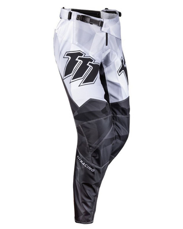 WYPRZEDAŻ 111 RACING SPODNIE MOTO 111.1 - RAZOR BLACK KOLOR CZARNY/BIAŁY ROZMIAR 36