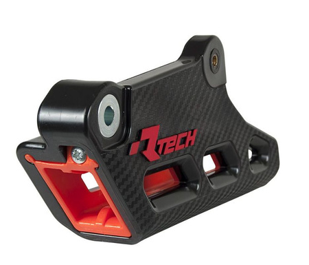 RACETECH (RTECH) PROWADNICA ŁAŃCUCHA KTM SX/SXF/XC-F 125/250/350/450 '07-'23, EXC/EXC-F/XC-W 125/250/300/350/450/500 '08-'23 KOLOR CZARNO POMARAŃCZOWY