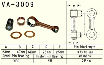 VESRAH KORBOWÓD SUZUKI LTA/LTF 500 VINSON '02-'07, QUADRUNER '98-'02, CF MOTO 500, ARCTIC CAT XT 550/700 '09- (VA3009) (LTA500) (MADE IN JAPAN)