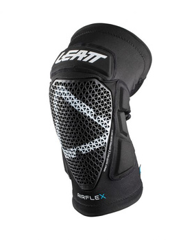 LEATT NAKOLANNIKI OCHRANIACZE KOLAN AIRFLEX PRO KNEE GUARD BLACK KOLOR CZARNY ROZMIAR S