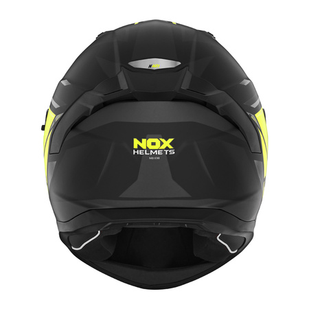 NOX PROMOCJA KASK INTEGRALNY (FULL FACE) Z BLENDĄ N401 XENO KOLOR CZARNY/ŻÓŁTY FLUO MAT ROZMIAR L