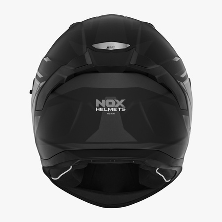 NOX KASK INTEGRALNY (FULL FACE) Z BLENDĄ N401 XENO KOLOR CZARNY/TYTANOWY MAT ROZMIAR M