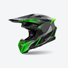 AIROH KASK CROSS / ENDURO / ATV / QUAD TWIST 3 SHARD GREEN GLOSS KOLOR ZIELONY FLUO/CZARNY/SZARY ROZMIAR L