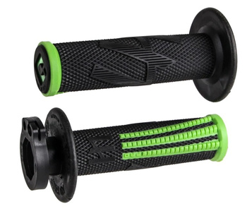 ODI MANETKI OFF ROAD EMIG PRO V2 LOCK-ON GRIP KOLOR CZARNY ZIELONY