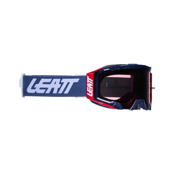 LEATT GOGLE VELOCITY 5.5 GOGGLE GRAPHENE ROSE UC 32% - KOLOR GRANATOWY/CZERWONY SZYBKA DYMIONE LUSTRO RÓŻOWE ZŁOTO