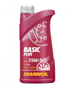 MANNOL BASIC PLUS 75W90 API GL4+ OLEJ PRZEKŁADNIOWY SYNTETYCZNY 1L (75W-90)