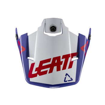 LEATT DASZEK/VISOR DO KASKU GPX 3.5 V20.2 ROYAL KOLOR BIAŁY/NIEBIESKI/CZERWONY ROZMIAR XS/S (CZĘŚCI ZAMIENNE)