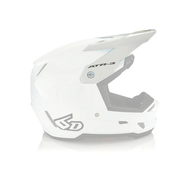 6D HELMETS REPLACEMENT VISOR - DASZEK DO KASKU ATR-3 SOLID WHITE KOLOR BIAŁY