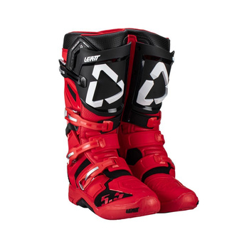 LEATT BUTY CROSS 5.5 FLEXLOCK BOOTS RED KOLOR CZERWONY/CZARNY ROZMIAR 42 / 26.5 cm