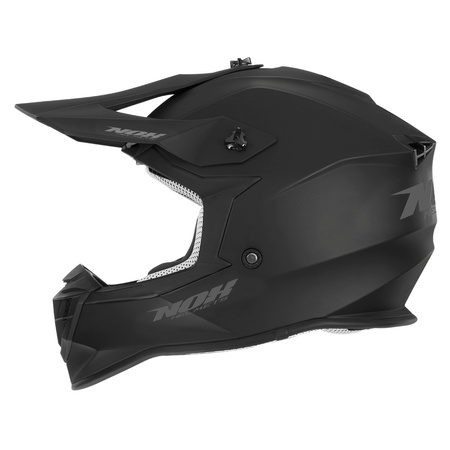 NOX KASK CROSS / OFFROAD N633 SOLID KOLOR CZARNY MAT ROZMIAR M (ZAPIĘCIE MIKROMETRYCZNE)