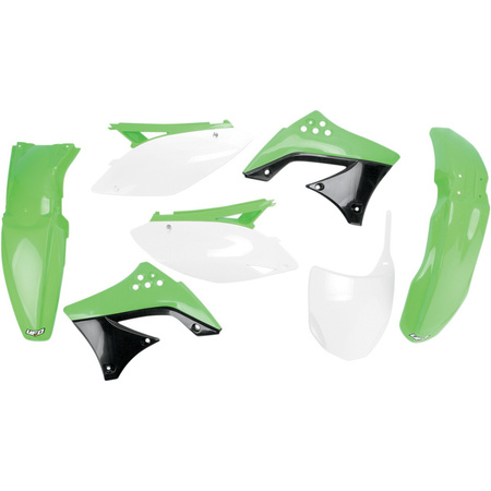 UFO KOMPLET PLASTIKÓW KAWASAKI KXF 450 '09-'11 KOLOR OEM '09 (ZIELONY/CZARNY) (KA213E999)