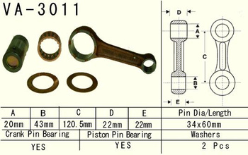 VESRAH KORBOWÓD SUZUKI LTF 400 (LTF400) EIGER '02-'10, DR 350 '90-'99, LTF400 (LTF400) KING QUAD FSI '12-'15 (VA3011) (VA-3010) (MADE IN JAPAN)