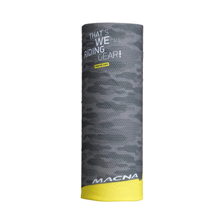 MACNA WYPRZEDAŻ KOMIN NECK TUBE GREY FLAT KOLOR SZARY CAMO/ŻÓŁTY FLUO