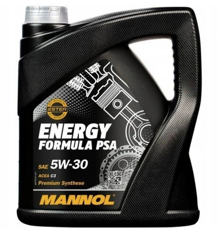 MANNOL OLEJ SILNIKOWY SAMOCHODOWY 5W30 ENERGY FORMULA OP 4 LITRY (7701) (SYNTETYCZNY)