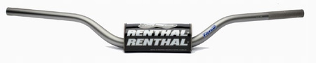 RENTHAL KIEROWNICA 1,1/8 CALA (28,6MM) MX FATBAR HANDLEBAR GREY RC MINI/85CC KOLOR SZARY Z GĄBKĄ