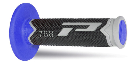 PROGRIP MANETKI PG788 OFF ROAD (22+25MM, DŁ.115MM) KOLOR SZARY/NIEBIESKI/CZARNY (TRÓJSKŁADNIKOWE) (788-213) (PG788/8)