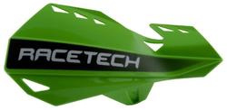 RACETECH (RTECH) OSŁONY RĄK (HANDBARY) DUAL EVO KOLOR ZIELONY (Z MOCOWANIAMI)