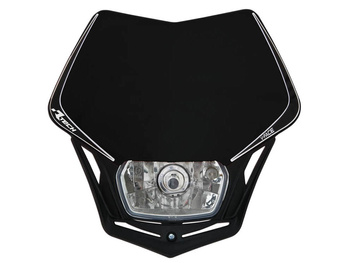 RACETECH (RTECH) LAMPA PRZEDNIA V-FACE KOLOR CZARNY