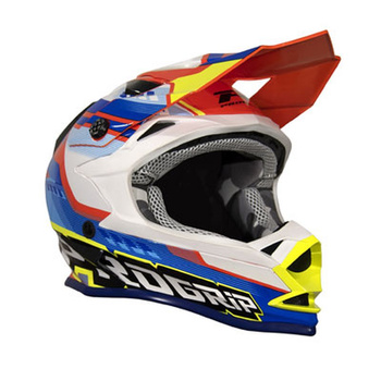 PROGRIP KASK DZIECIĘCY PG3009 JUNIOR/KID KOLOR POMARAŃCZOWY NIEBIESKI BIAŁY ROZM.S (3009-364)