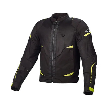 MACNA WYPRZEDAŻ KURTKA (MESH I WYPINANY RAINTEX) HURRACAGE MOTORCYCLE JACKET BLACK KOLOR CZARNY ROZMIAR L