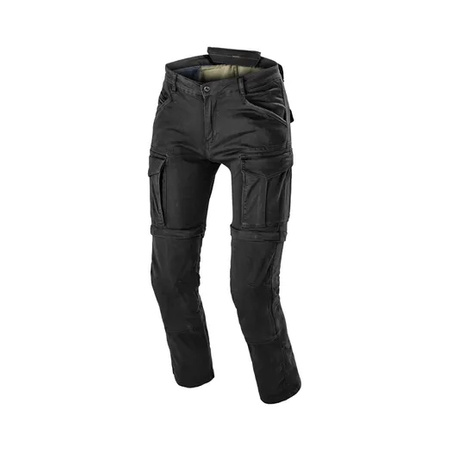 MACNA WYPRZEDAŻ SPODNIE JEANSOWE ARRIVAL MOTORCYCLE JEANS BLACK KOLOR CZARNY ROZMIAR 38