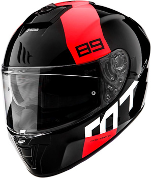 MT WYPRZEDAŻ KASK INTEGRALNY BLADE 2 SV 89 B5 GLOSS PEARL RED KOLOR CZARNY/CZERWONY ROZMIAR S