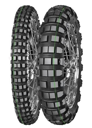 MITAS OPONA 140/80B18 ENDURO TRAIL-RALLY PRO SUPER LIGHT (ZIELONY PASEK) 70R M+S TYŁ DOT 49-52/2023 (zamiennik:70000334) (460131)