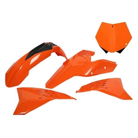 UFO KOMPLET PLASTIKÓW KTM SX 85 '13-'17 KOLOR OEM '13-'14 (POMARAŃCZOWY) (KT514E999)