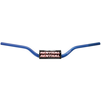 RENTHAL KIEROWNICA 1,1/8 CALA (28,6MM) MX FATBAR HANDLEBAR BLUE KTM HIGH PADDED KOLOR NIEBIESKI Z GĄBKĄ