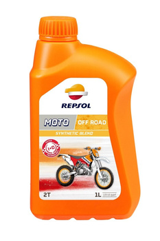 REPSOL OLEJ SILNIKOWY 2T MOTO OFF ROAD 1L SYNTETYCZNY (12) (ZASTĘPUJE RP147Z51)