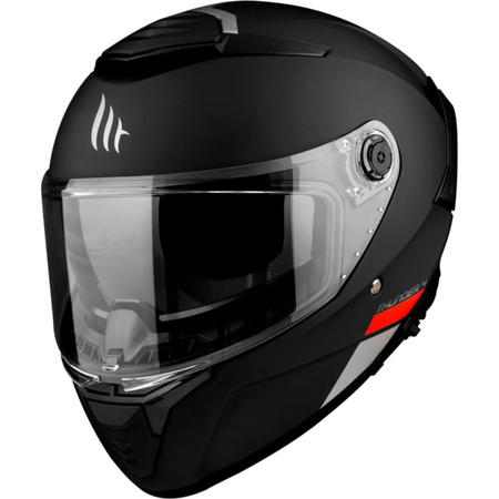 MT WYPRZEDAŻ KASK INTEGRALNY THUNDER 4 SV SOLID A1 MATT BLACK Z BLENDĄ KOLOR CZARNY MAT ROZMIAR XS