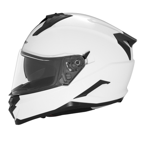 NOX KASK INTEGRALNY (FULL FACE) Z BLENDĄ N304S SOLID KOLOR BIAŁY POŁYSK ROZMIAR L