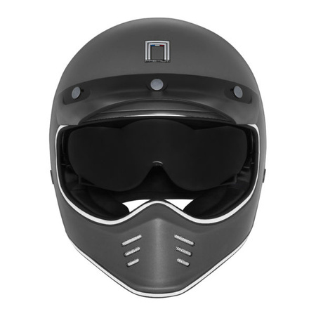 NOX PREMIUM KASK INTEGRALNY (FULL FACE) SEVENTY II SOLID KOLOR TYTANOWY MAT ROZMIAR M