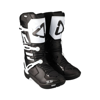 LEATT BUTY CROSS 3.5 JUNIOR (DZIECIĘCE) BOOTS BLACK/WHITE KOLOR CZARNY/BIAŁY ROZMIAR 34 / 21.5 cm