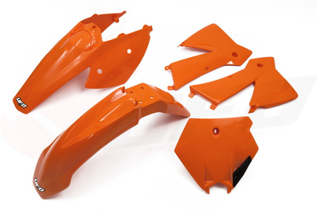 UFO KOMPLET PLASTIKÓW KTM SX/EXC '03-'04 KOLOR OEM (POMARAŃCZOWY) (KT502E999)