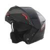 NOX KASK SZCZĘKOWY (FLIP-UP) Z BLENDĄ N968 ULTRA KOLOR CZARNY/CZERWONY MAT ROZMIAR L