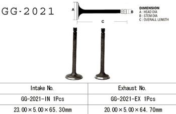 VESRAH ZAWÓR WYDECHOWY YAMAHA YFM 80 '85-'08 (OEM: 22K-12121-01,2D3-12121-00) (1SZT.) (MADE IN JAPAN)