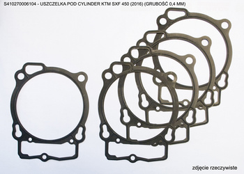 ATHENA USZCZELKA POD CYLINDER KTM EXCF 450 '17-'21, SXF 450 '17-'21 (GRUBOŚĆ 0,4 MM)