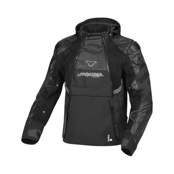 MACNA WYPRZEDAŻ KURTKA Z KAPTUREM BRADICAL MOTORCYCLE JACKET BLACK KOLOR CZARNY ROZMIAR L