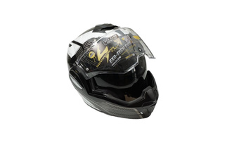 SCORPION KASK SZCZĘKOWY EXO-TECH ANIMO BLACK/WHITE KOLOR CZARNY/BIAŁY ROZMIAR M