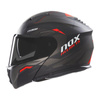 NOX KASK SZCZĘKOWY (FLIP-UP) Z BLENDĄ N968 ULTRA KOLOR CZARNY/CZERWONY MAT ROZMIAR XXL