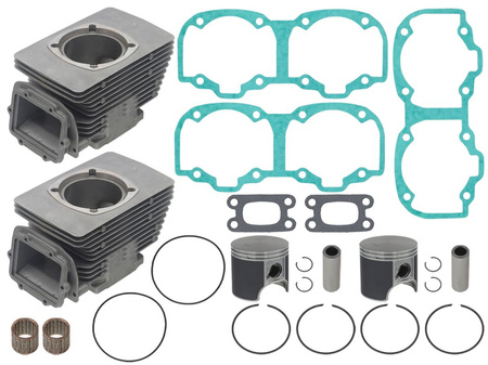 SPI SNOW CYLINDER KOMPLETNY (2 X CYLINDER, 2 X TŁOK, 2 X ŁOŻYSKO GŁÓWKI KORBOWODU, USZCZELKI TOP-END) SKI DOO EXPEDITION 550 F '07-20, FREESTYLE 550 '07-09, MXZ 550 '11-14, SKANDIC 550 '08-19 TUNDRA 550 '11-20 (OEM:420623141;420623142) (SKUTER ŚNIEŻNY)