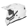 NOX KASK OFFROAD / TRAIL DUOSPORT (DUAL) N312 SOLID Z SZYBKĄ I BLENDĄ KOLOR BIAŁY POŁYSK ROZMIAR XL