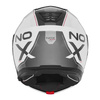 NOX KASK SZCZĘKOWY (FLIP-UP) Z BLENDĄ N968 TOMAK KOLOR BIAŁY/CZERWONY ROZMIAR M